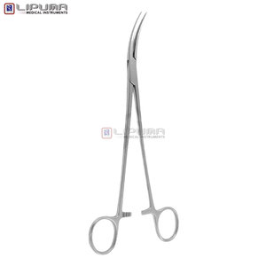 High Quality Premium HEISS 20.0cm Surgical Stainless Steel Forceps Slightly Curved Manual Medic Instruments HEISS Safety - Product Image 5