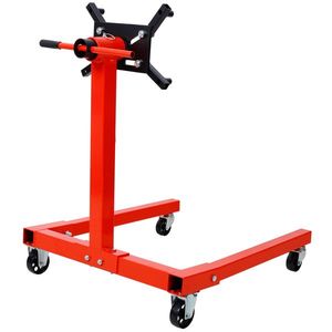 Supporto per Motore in Metallo Personalizzabile da 1500 LBS con 4 Bracci Regolabili e Testa Rotante a 360 Gradi, Supporto per Motore a 4 Ruote per Garage - Product Image 1