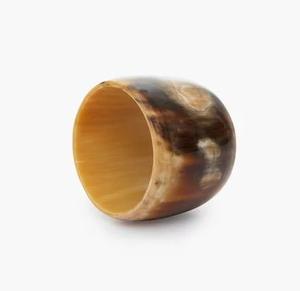 Porte-serviettes en corne de buffle naturelle, poli miroir, pour vaisselle et serviettes, au meilleur prix - Product Image 1