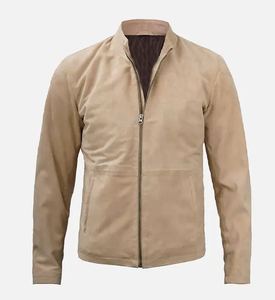 Veste en cuir pour homme de qualité export, coupe ajustée, vêtements d'extérieur tendance, fournisseur fabricant, meilleur prix - Product Image 1