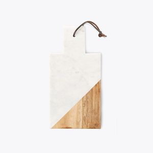 Planche à découper écologique en marbre et bois dur pour une cuisine durable et une présentation élégante - Product Image 2