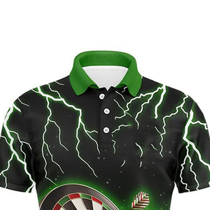 Maillot de sport personnalisé 2026 Hot Sale Dart pour joueur, maillot d'équipe uni à manches courtes, respirant, séchage rapide, en polyester - Product Image 4