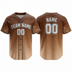 Camiseta de Béisbol Personalizada para Adultos, Sublimada, Tejido de Malla 100% Poliéster, Cómoda, Duradera, de Secado Rápido y Transpirable, Manga Corta - Product Image 2