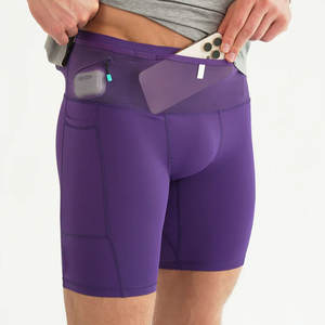 Pantalones Cortos de Compresión para Hombre, Diseño Personalizado, Nuevo, de Buena Calidad, Transpirables, Ajustados, Modernos, para Entrenamiento, Gimnasio y Fitness - Product Image 1