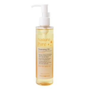FOODOHOLIC Nature Pure Cleansing Oil 200ml Herbal Makeup Remover Moisturizing Deep Cleanse - Product Image 3