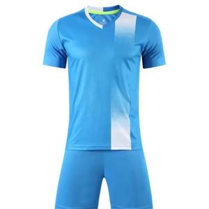 ชุดเสื้อฟุตบอลระบายอากาศสำหรับผู้ชายชุดเครื่องแบบทีมกีฬาฟุตบอลพิมพ์ลายซับลิเมชันตามสั่ง - Product Image 1