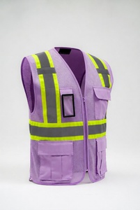 Men's Lightweight Durable Construction Work Safety Vest Men's Security Protection Duty Work Vest - Product Image 2