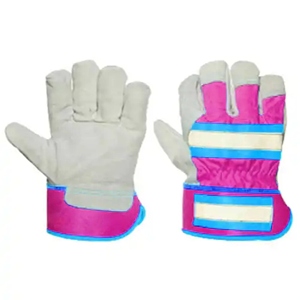 Gants de sécurité en cuir de vachette pleine fleur haute performance, très demandés pour les applications industrielles de protection des mains - Product Image 3