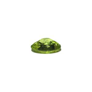 Emerald Cut 4.5 Carat Peridot Loose Gemstone Faceted Oval for Fine Jewelry - Product Image 3