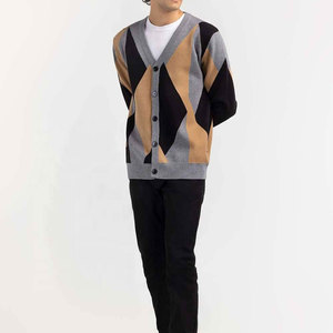 Cárdigan para Hombre, Suéter Casual de Punto, Cierre de Botones, Uso Diario, Moda de Invierno - Product Image 1