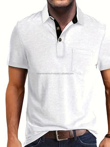 Camisetas de hombre de algodón con logotipo personalizado de calidad superior de Pakistán, camisetas de peso pesado, polos, polos de hombre - Product Image 4
