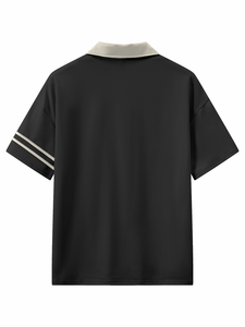 High Quality Men's Summer Breathable Lapel <b>Collar</b> <b>T</b>-<b>shirt</b> Custom <b>T</b> <b>Shirts</b> with Logo Blank <b>T</b> <b>Shirt</b> - Product Image 5