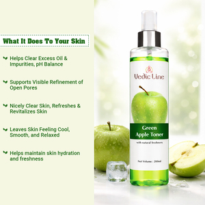 Tónico Facial de Manzana Verde en Oferta, con Fórmula Rica en Vitaminas, Control de Acné y Minimizador de Poros, para Todo Tipo de Piel, Disponible para la Venta - Product Image 2