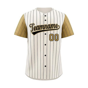 Custom Printed Breathable Moisture Wicking Baseball Jerseys Unisex Button-<b>Down</b> Active Team Sports Shirts with Custom Team Names - Product Image 1