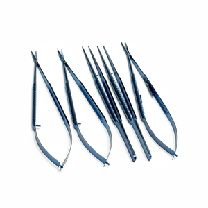 Micro Surgery <b>Set</b> Titanium Castro Scissor Tying Forceps & Needle Holders Scanlan - Product Image 1