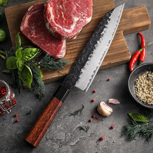 Cuchillos de Chef Premium Hechos a Mano por Edge Master Manufacture, Personalizables, Hoja de Acero al Carbono OEM, Mango de Madera, Aptos para Lavavajillas - Product Image 5