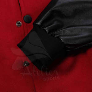 เสื้อแจ็คเก็ตหนังผู้ชาย แขนยาว ปักลายตามสั่ง ติดกระดุมด้านหน้า สไตล์ลำลอง สตรีทแวร์ เสื้อคลุมฤดูหนาวสำหรับผู้ชาย - Product Image 4