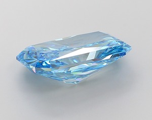 Diamant CVD bleu vif taille Radiant, pureté VS2, finition excellente, pierre libre certifiée, qualité de luxe, gemme. - Product Image 2