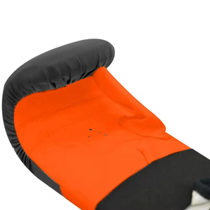 Harry Johnson Production Leather Boxing Gloves for Adults Breathable <b>Velcro</b> Closure Unisex Black - Product Image 4