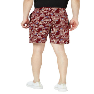 Diseños Personalizados, Logotipo Personalizado, Pantalones Cortos Deportivos de Verano para Hombre, Estilo Urbano, Color Marrón, Estampados, de Algodón, Secado Rápido y Transpirables - Product Image 4
