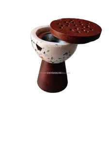 เตาเผาบัคฮูร์ไม้เรซิ่นตกแต่งอย่างมีศิลปะ เตาเผากำยานหอมหรูหราสำหรับมัสยิด ของขวัญรอมฎอน และการตกแต่งภายใน - Product Image 4