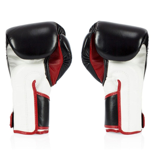 Top Design Fairtex Boxing Sparring Gloves Red Black White Synthetic Leather UV Protection <b>Adjustable</b> Wrist <b>Strap</b> Boxing Gloves - Product Image 3