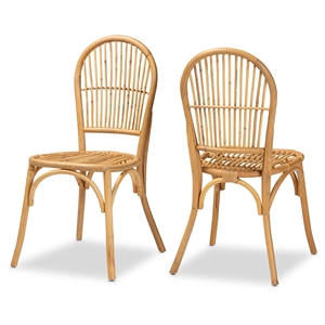 Rattan side <b>chair</b> with handwoven seat superior quality <b>stackable</b> <b>dining</b> <b>chairs</b> for indoor outdoor use - Product Image 2