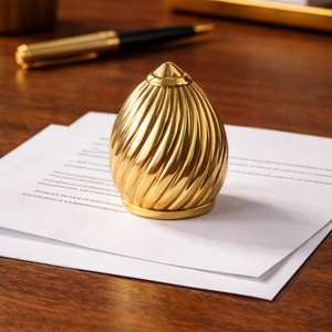 Regalo Promocional de Escritorio, Recuerdo de Aniversario, Prensapapeles de Metal 3D Personalizado, Fundición Chapada en Oro, Impresión por Serigrafía - Product Image 5