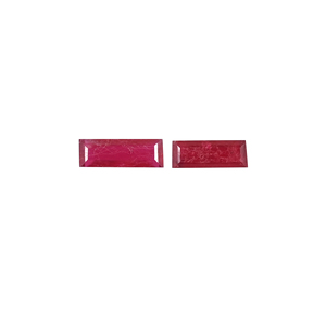 Natural <b>Ruby</b> Gemstone 10x4mm 1.40 Carat Baguette Shape for Jewelry Making - Product Image 3