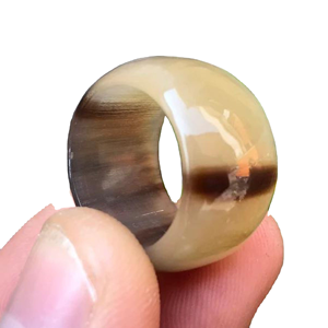 Best Design High Quality <b>Indian</b> Natural Buffalo Horn <b>Ring</b> for Women High Quality Magnesia Crafts Jewelry Ware Items - Product Image 5