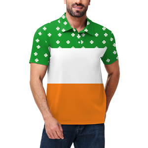 Chemises polo pour hommes en gros, performance, séchage rapide, écologiques, pour le golf, vêtements de sport légers - Product Image 5