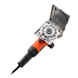 Fresatrice per giunzioni a dita 5.9A con motore da 760W e 11.600 RPM, lama con punta in carburo e intaglio di posizionamento a 45 gradi - Product Image 1
