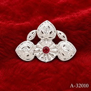 Ensemble de bijoux tendance en alliage plaqué or avec strass, broche fantaisie en filigrane en forme de cœur pour fête, mariage, cadeau - Product Image 4