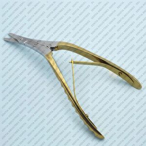 Cerkes Caplan Nasal Septum Scissor 8 Inches Manual Double Action Serrated <b>Tungsten</b> Carbide rhinoplasty ENT Surgical Instruments - Product Image 4