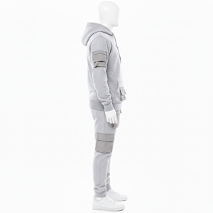 Survêtements de sport à capuche pour hommes, collection automne, abordables - Haute qualité, écologiques, grande taille, décontractés, unis, respirants, séchage rapide - Product Image 4