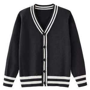 Custom Logo Autumn Fashion Knit Embroidered <b>Button</b> Varsity Wool <b>Cardigan</b> Sweaters College University Wear Adults OEM/ODM Service - Product Image 4