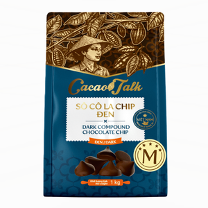 Venta al por mayor de galletas y bizcochos de panadería, chocolate compuesto HALAL OEM/ODM, chispas de chocolate negro, cacao 1KG, precio de oferta - Product Image 1