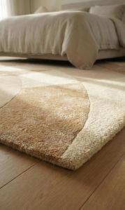 Alfombra Exclusiva Hecha a Mano con Mechones de Lana, Antideslizante, de Pelo Medio, Diseño Geométrico Abstracto Moderno, Alfombra Suave y Lujosa para Sala de Estar - Product Image 6