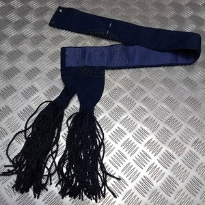 Cinturón de Tela de Poliéster Ecológico Ligero y Cómodo para Uniforme Ceremonial, Forma Larga, Cintura Ajustable - Product Image 2