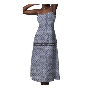 Nuevo Vestido Elegante Bohemio con Tirantes Finos y Estampado Floral para Mujer, Perfecto para Vacaciones de Verano, Días de Playa y Veladas Relajadas - Product Image 4
