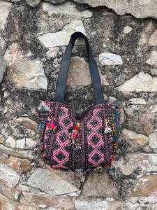 Traditional Vintage Banjara Shoulder Bag – Ethnic Handmade Bohemian Bag with <b>Mirror</b> Work and Colorful Thread Embroidery - Product Image 5