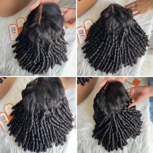 Venta al por mayor Raw Curly textura pelucas de cabello humano para las mujeres negras 180% densidad Hd peluca Frontal de encaje completo extensiones de cabello Remy - Product Image 6