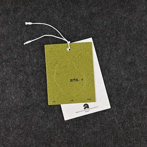 Étiquettes suspendues en papier gris pour vêtements, haute qualité, fournisseur direct du fabricant - Product Image 4