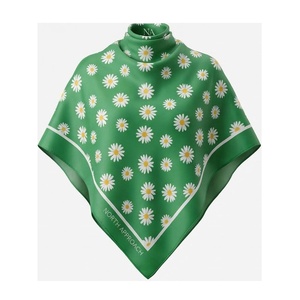 NORTH APPROACH Women's <b>Square</b> <b>Silk</b> <b>Scarf</b> Floral Print Elegant Multi-Functional Fashion Accessory All Seasons - Product Image 1