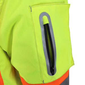 Chaqueta de Seguridad Impermeable 3 en 1 de Alta Visibilidad para Hombre, Chaleco de Trabajo de Invierno con Cinta Reflectante, Personalizable con Logotipo, OEM Disponible - Product Image 5