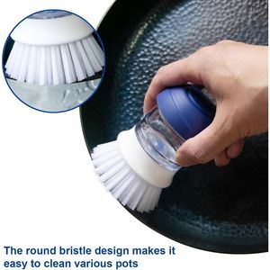 Set per Pulizia Cucina: Spazzola per Piatti con Dispenser di Sapone, Strumento Essenziale per Mantenere l'Igiene - Product Image 2