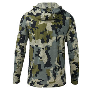 Sudadera con Capucha de Camuflaje para Hombre, Corte Regular, Tejido de Poliéster, Estilo Casual para Otoño, con Bolsillo Frontal, Diseño Transpirable - Product Image 2
