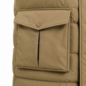 Manteau long matelassé de luxe pour homme – Veste d'hiver tendance, design premium, chaud et idéal pour l'extérieur – Marque personnalisée, vente en gros - Product Image 5