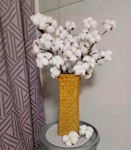 Long Planter Rattan Vase Style Decorative Flower <b>Pot</b> <b>Holder</b> For Home Garden Balcony Indoor Outdoor Modern Boho Storage Decor - Product Image 2