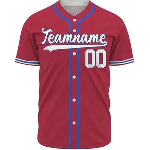 Performance baseball jersey for men with <b>athletic</b> fit and lightweight fabric for games and training sessions - Product Image 1